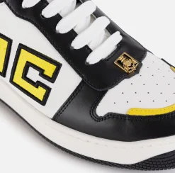 Sneakers E Scarpe Basse|Elisabetta Franchi Sneakers in pelle logo bicolor Nero/Avorio