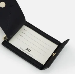 Portachiavi E Charms|Elisabetta Franchi Targa Portanome Nero