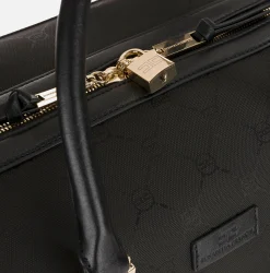 Valigeria|Elisabetta Franchi Travel Trolley Nero