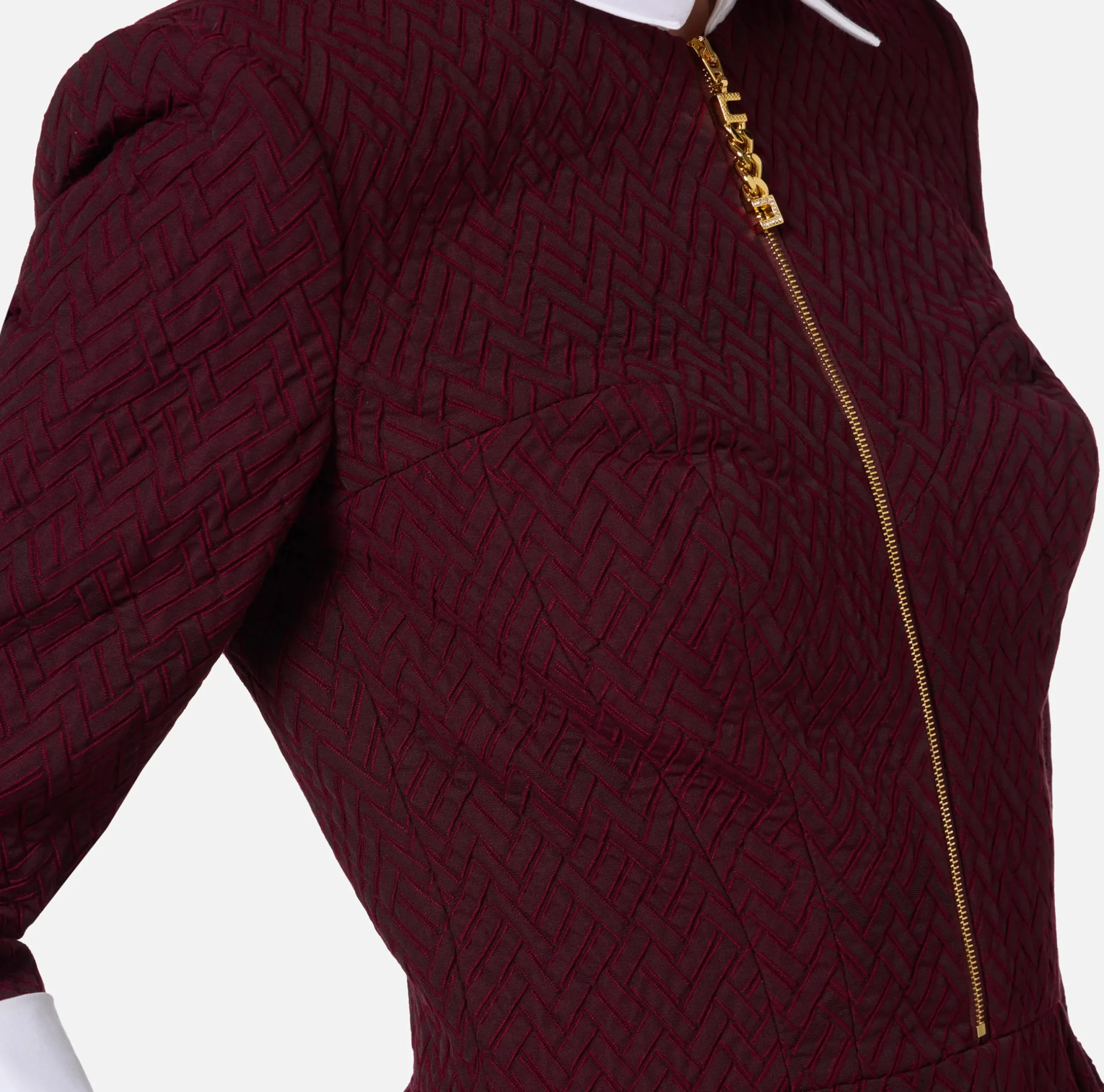 Tute|Elisabetta Franchi Tuta corta in tweed resca con zip Nero