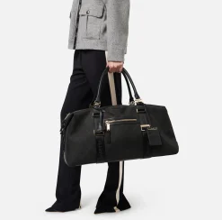 Valigeria|Elisabetta Franchi Weekend Travel Bag Nero